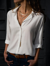 Trendy Dames Blouse met Knoopsluiting – Lorena