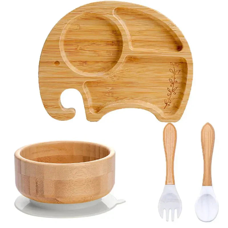 Kinderservies Set met Zuignap - EcoFeast