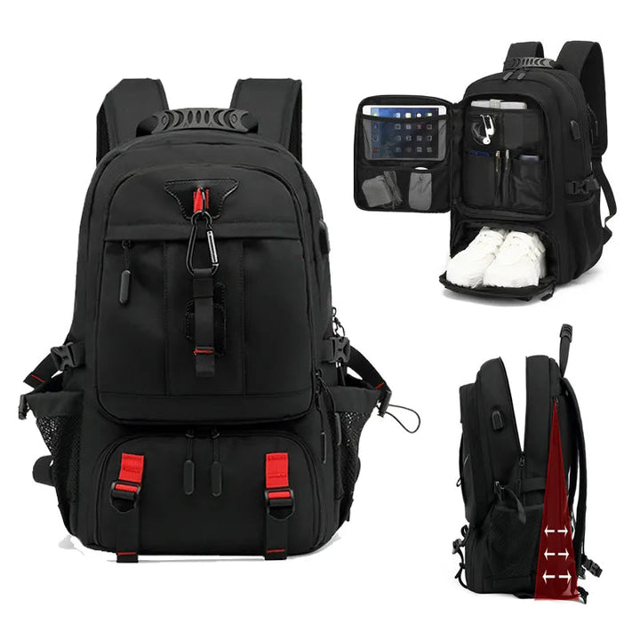 Rugzak met USB-aansluiting en Grote Capaciteit (50-80L) - UrbanTrail