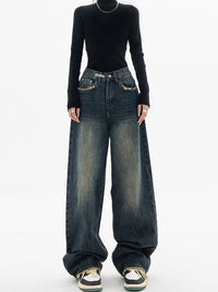 Vintage Baggy Dames Jeans - Aria