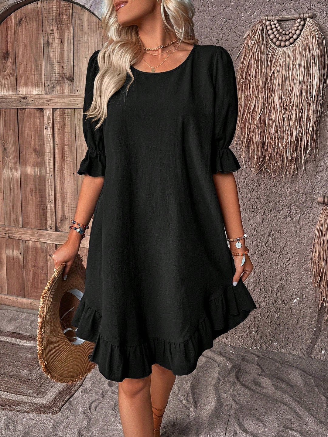 Lichtgewicht Boho Zomerjurk – Ylva