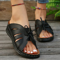 Orthopedische Sleehaksandalen met Gewelfde Knoop – Mirella