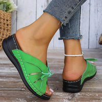 Orthopedische Sleehaksandalen met Gewelfde Knoop – Mirella