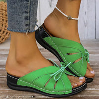 Orthopedische Sleehaksandalen met Gewelfde Knoop – Mirella