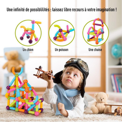 Magnet Construction™ / Ensemble de blocs Magnétiques