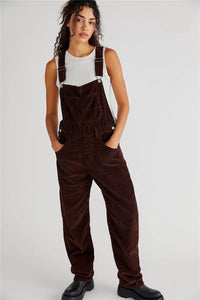 Corduroy Vintage Denim Tuinbroek - Harper