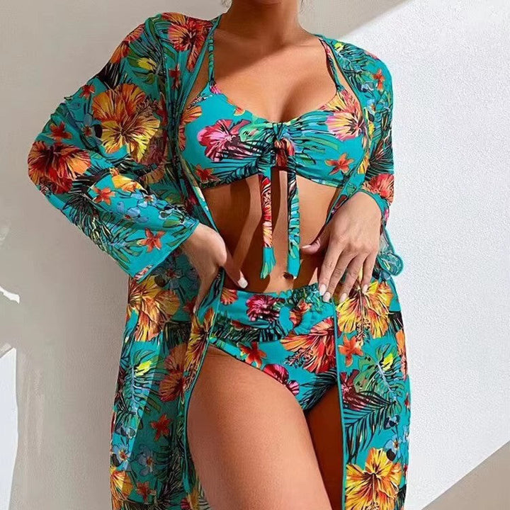 Bikiniset met Hoge Taille en Cover-up – Amira