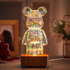 Magische 3D Vuurwerk Projectie Sfeerlamp - StarBear