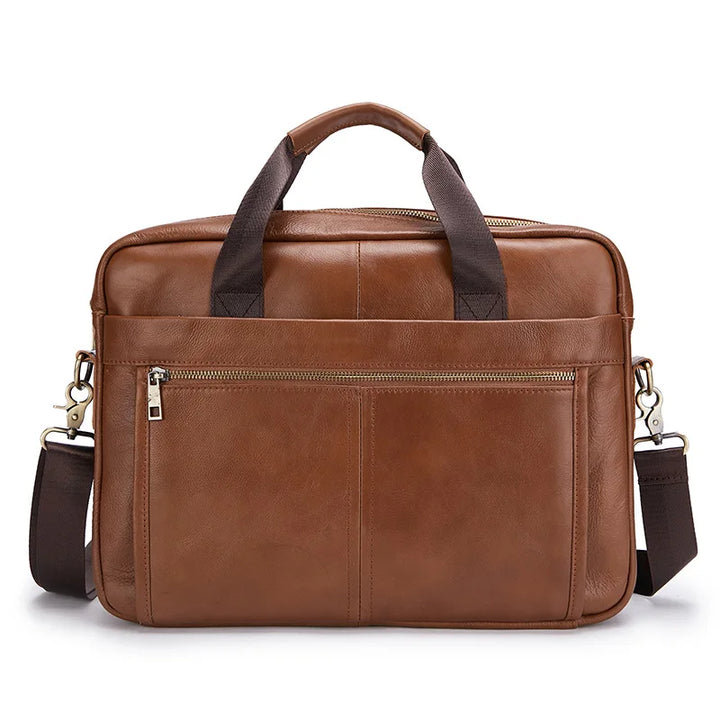 Echt Leren Vintage Laptoptas