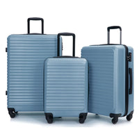3-Delige Blauwe ABS-Hardshell Kofferset – Belgrado