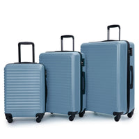 3-Delige Blauwe ABS-Hardshell Kofferset – Belgrado