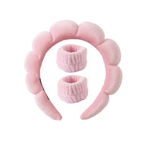 Pluche Spa Hoofdband & Polsband Set - Fluffiea