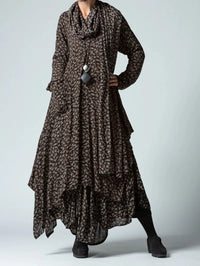 Maxi Herfstjurk met Print – Soraya