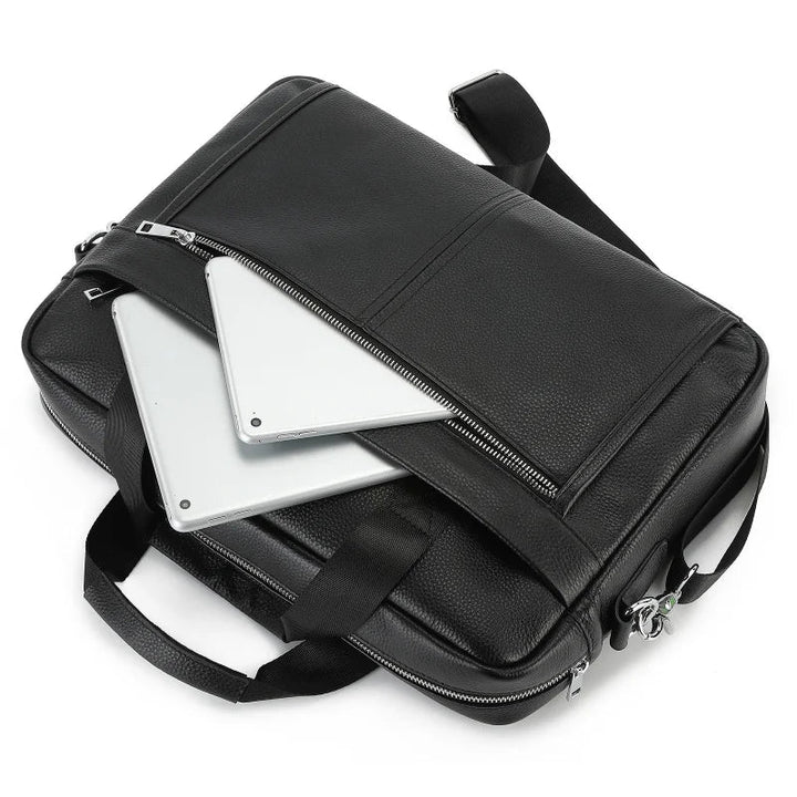 Echt Leren Vintage Laptoptas