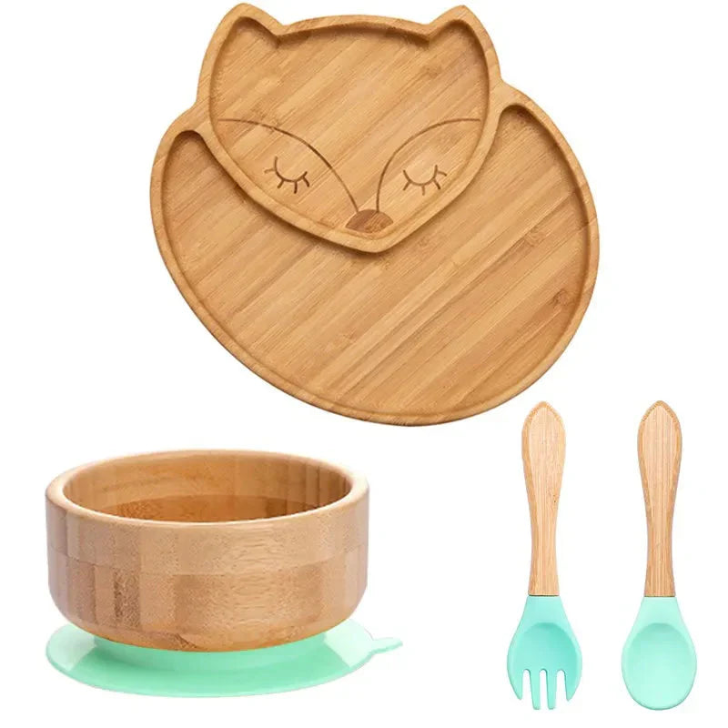 Kinderservies Set met Zuignap - EcoFeast
