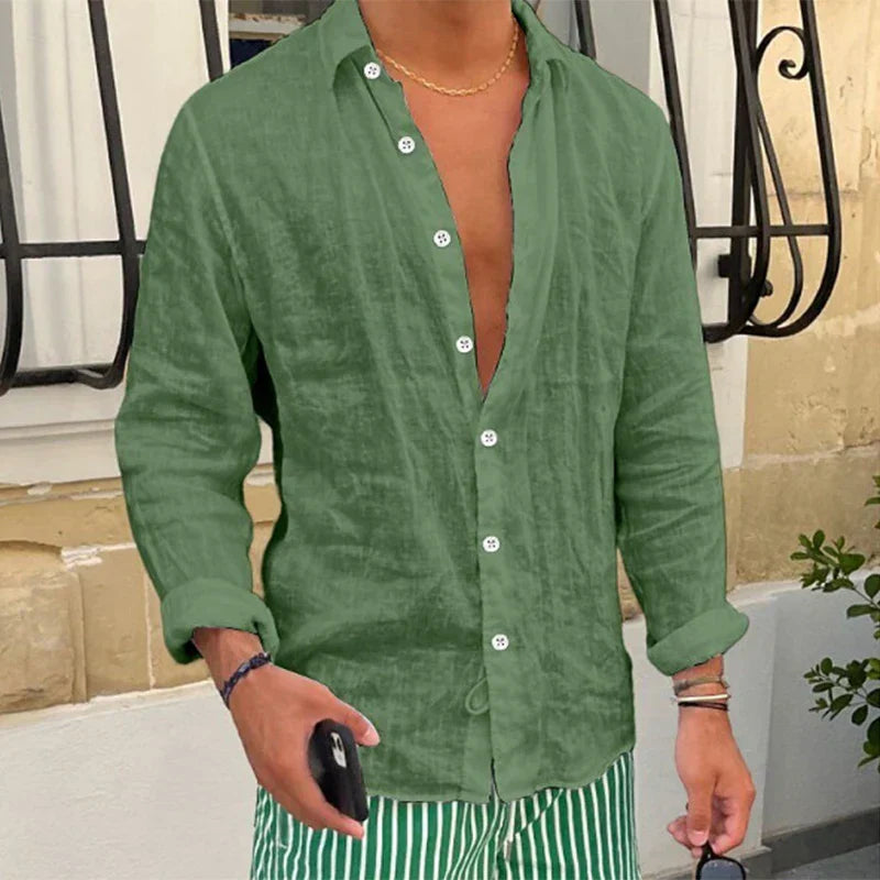 Ademende & Losvallende Heren Zomeroverhemd – Taro