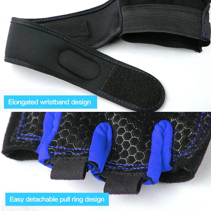 Schokbestendige en Ondersteunende Gym Handschoenen - FitFlex