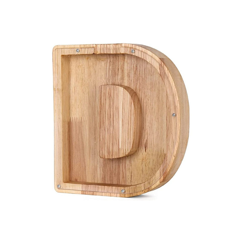 Houten Alfabet Spaarpot - LetterSaver