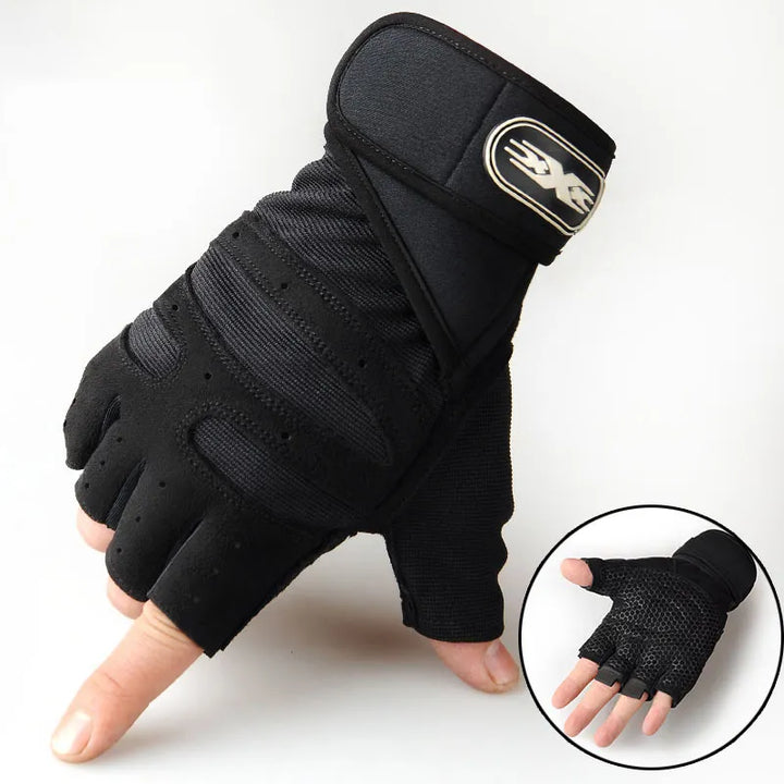 Schokbestendige en Ondersteunende Gym Handschoenen - FitFlex