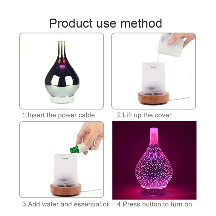 Rustgevende en Sfeervolle Aromadiffuser - AuroraGlow