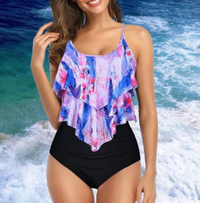 Tankini met Ruches en Hoge Taille – Neriah