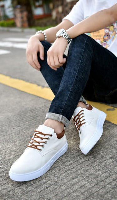 Vardi Dante™ David Sneakers | Stoere herensneakers met witte zool