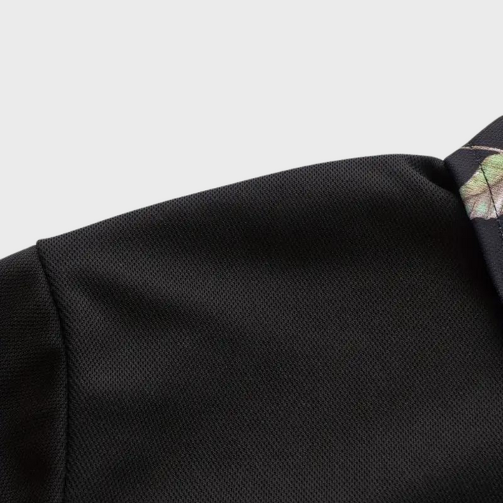 Męska koszulka polo z subtelnym nadrukiem - Noah