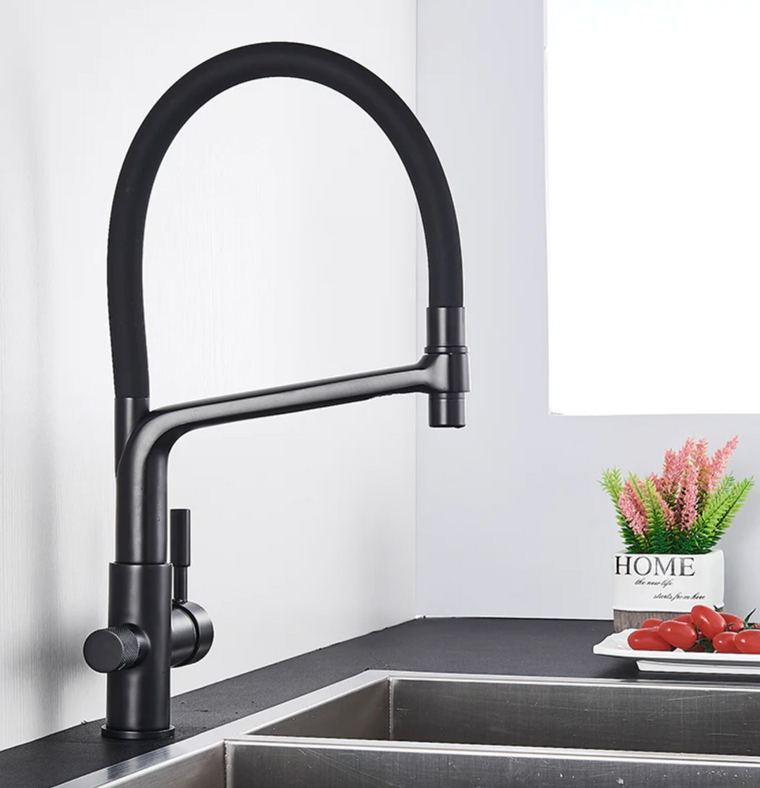 Keukenkraan met Dubbele Uitloop en Waterfiltratie - PureFlow Duo