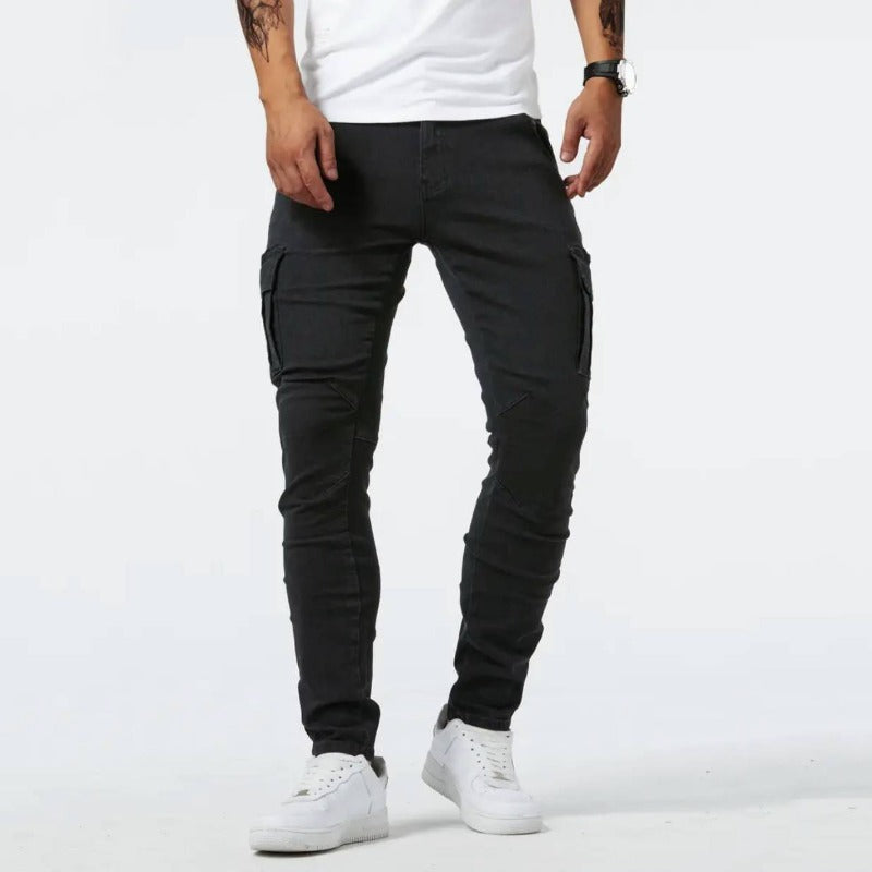 Super-Stretch Cargo Broek | Arno Heren Cargo Jeans