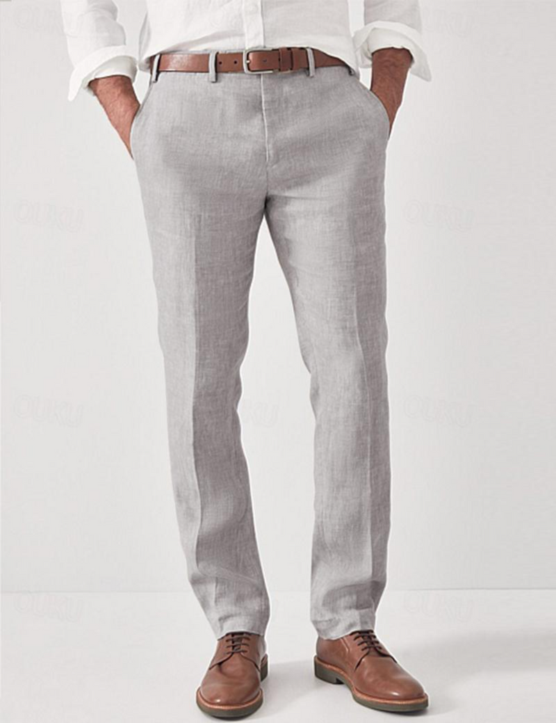 Comfortabele Linnen Herenbroek – Elias