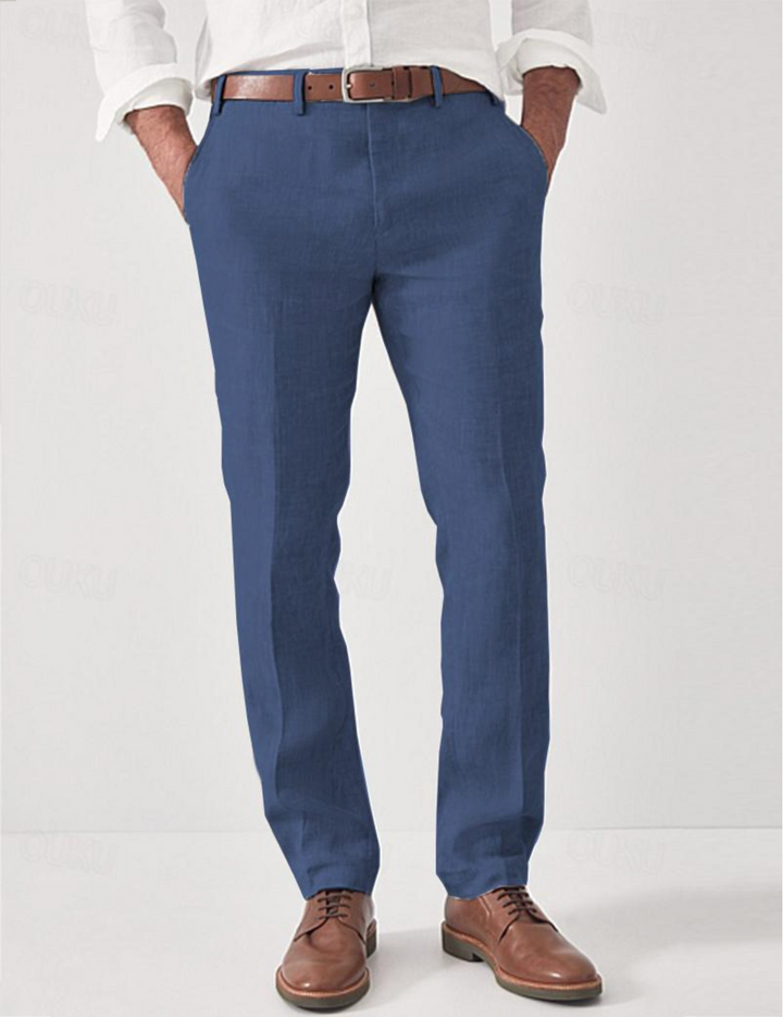 Comfortabele Linnen Herenbroek – Elias