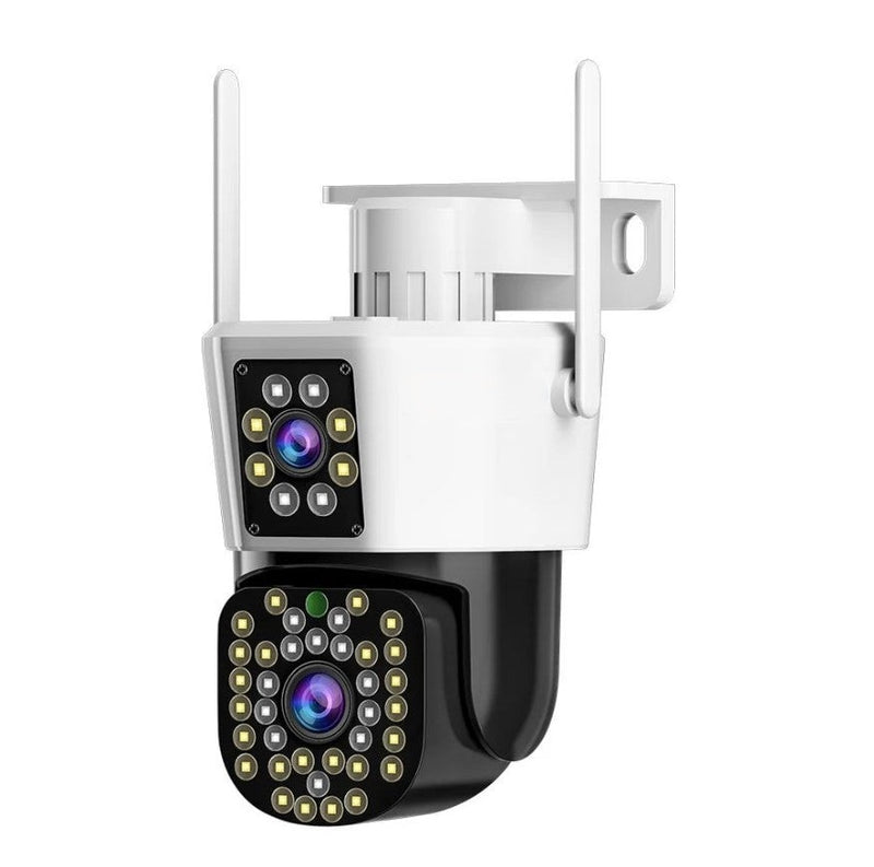 Set van 2 Beveiligingscamera’s met Dubbele Lens – DualGuard Max 2-Pack