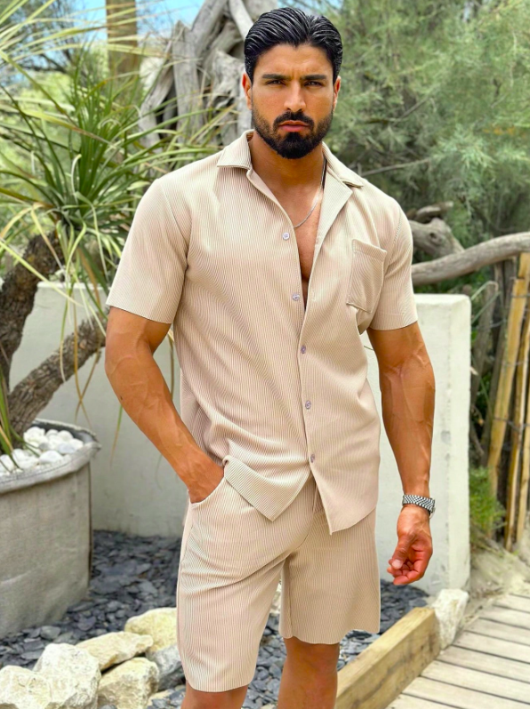 Trendy Beige Premium Heren Zomerset – Matteo