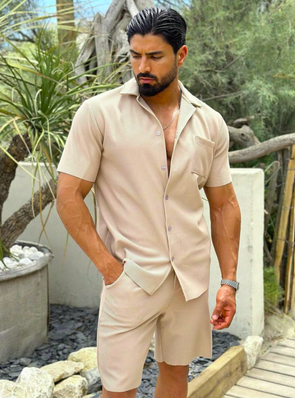 Trendy Beige Premium Heren Zomerset – Matteo