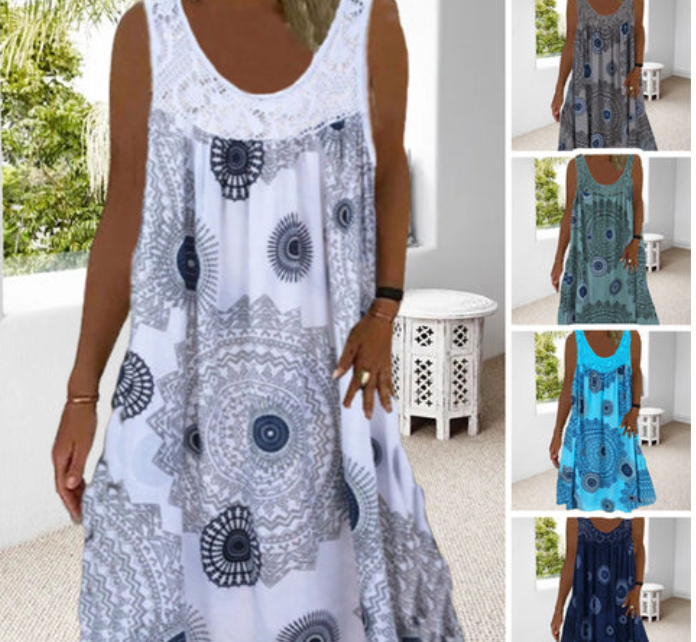 Mouwloze Zomerjurk – Miranda | Luchtig & Comfortabel