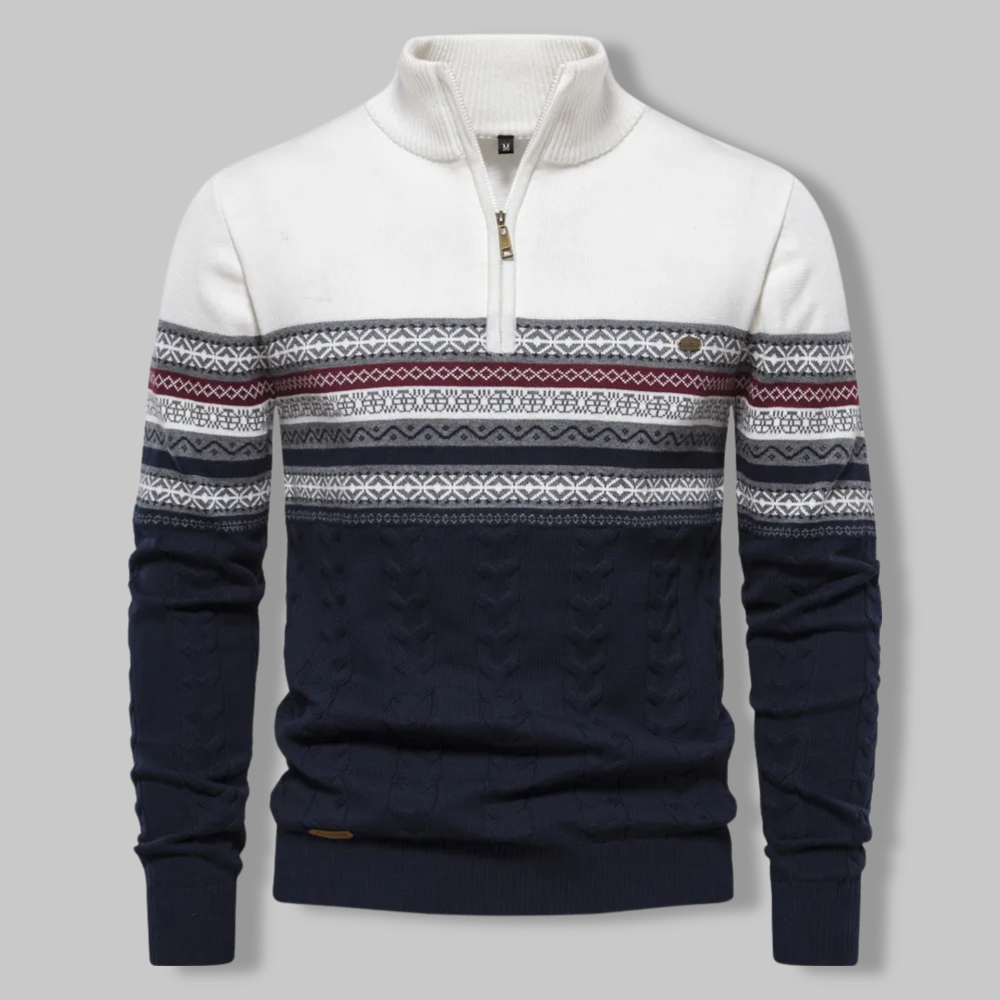 Gestreepte Zip Sweater - SummitZip