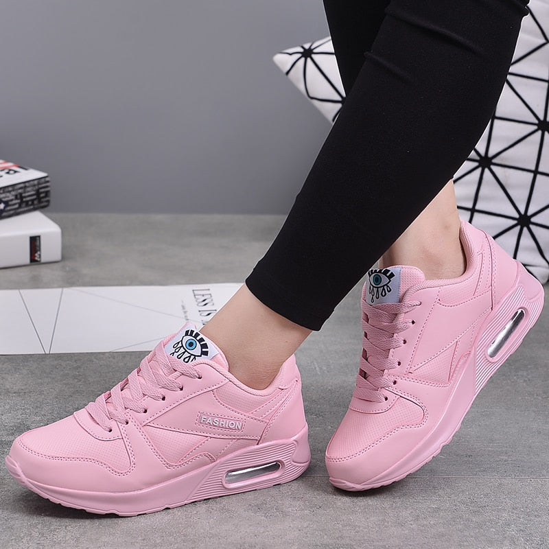 Stijlvolle Vegan Leren Dames Sneakers - Valencia