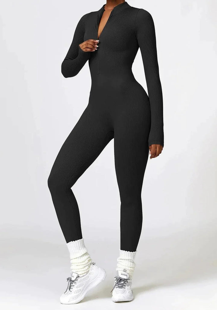 Luxe Full-Body Romper met Lange Mouwen - Lisa