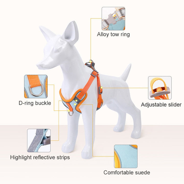 Reflecterend Puppy Tuigje - BrightPaw