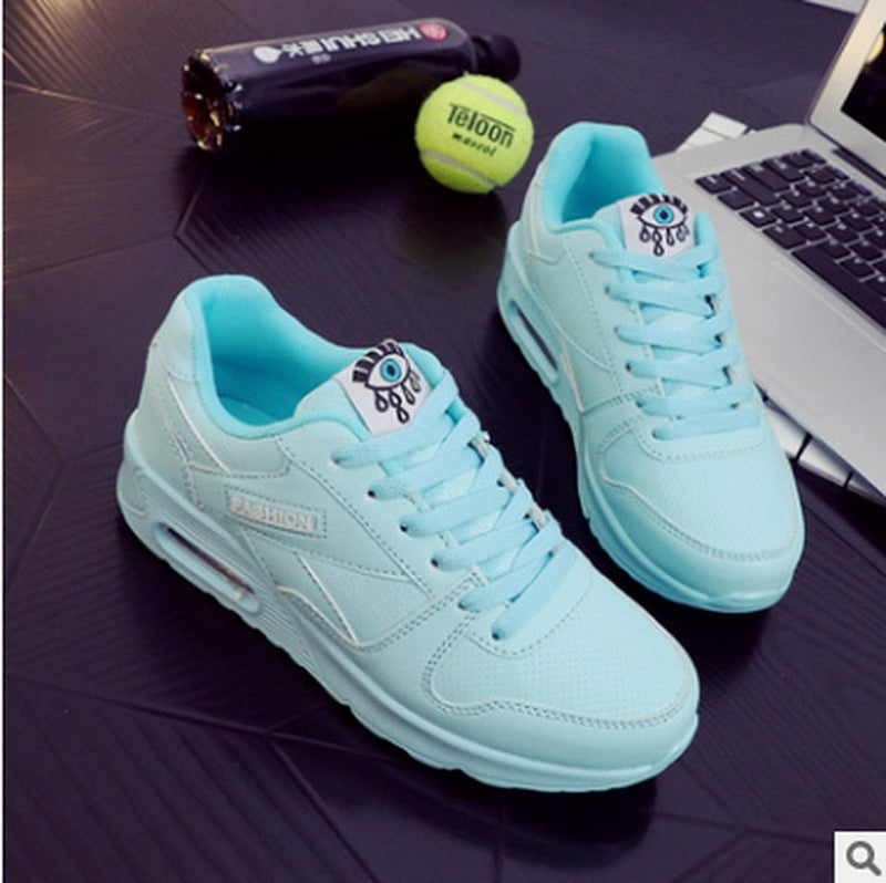 Stijlvolle Vegan Leren Dames Sneakers - Valencia