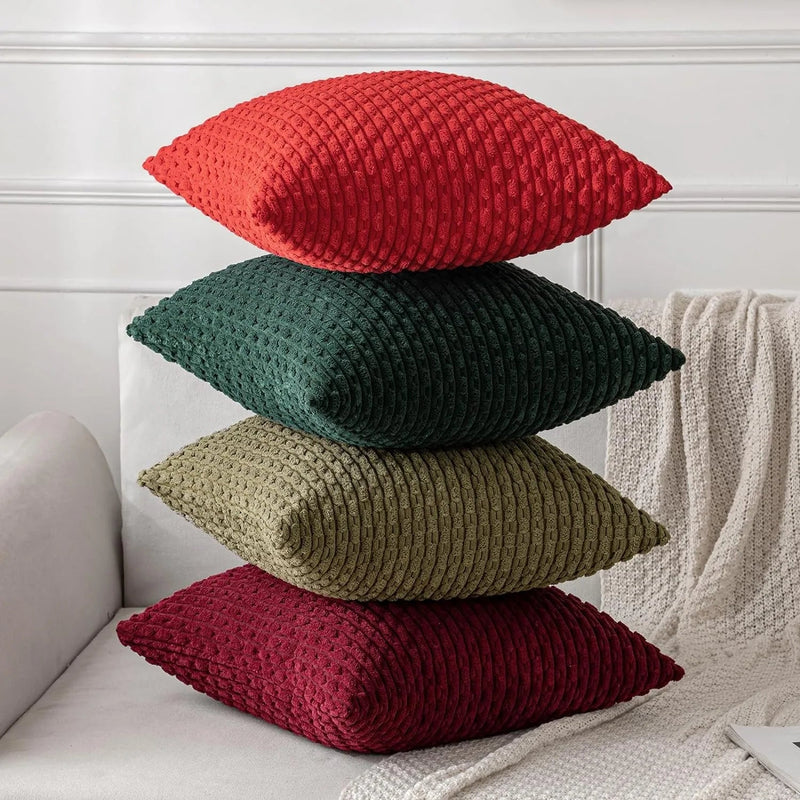 Corduroy Kussenhoezen met Boho-Stijl – Velvia