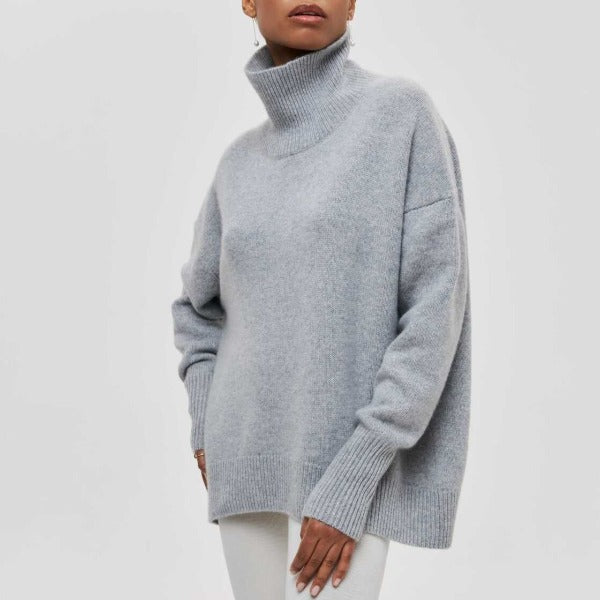 Zachte Oversized Dames Coltrui - Celeste