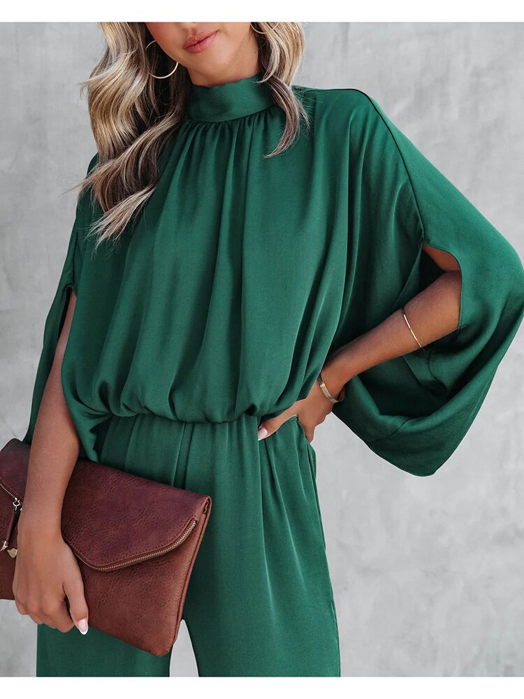 Trendy Groene Jumpsuit - Chloe