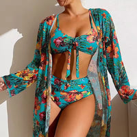 Bikiniset met Hoge Taille en Cover-up – Amira