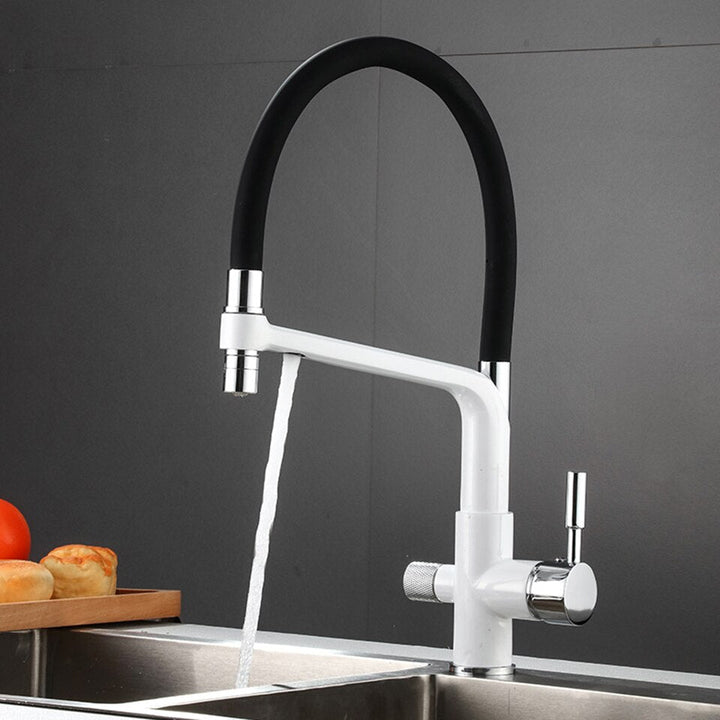 Keukenkraan met Dubbele Uitloop en Waterfiltratie - PureFlow Duo