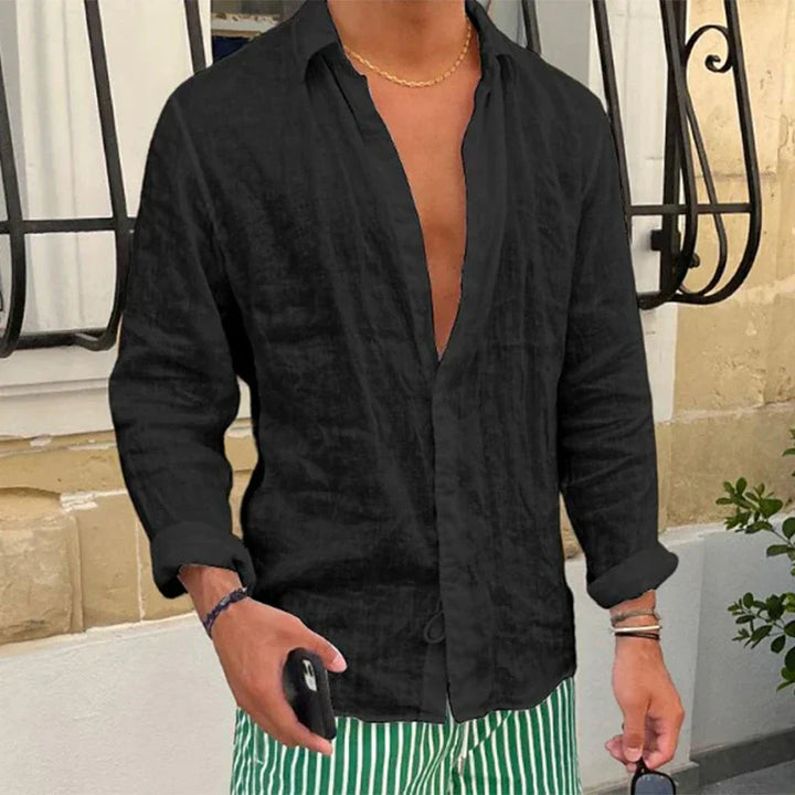 Ademende & Losvallende Heren Zomeroverhemd – Taro