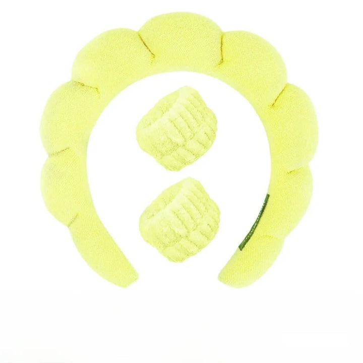 Pluche Spa Hoofdband & Polsband Set - Fluffiea