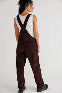 Corduroy Vintage Denim Tuinbroek - Harper