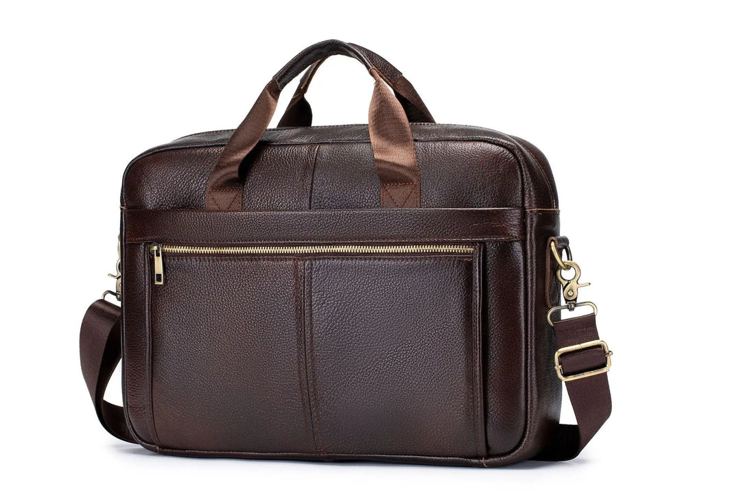 Echt Leren Vintage Laptoptas
