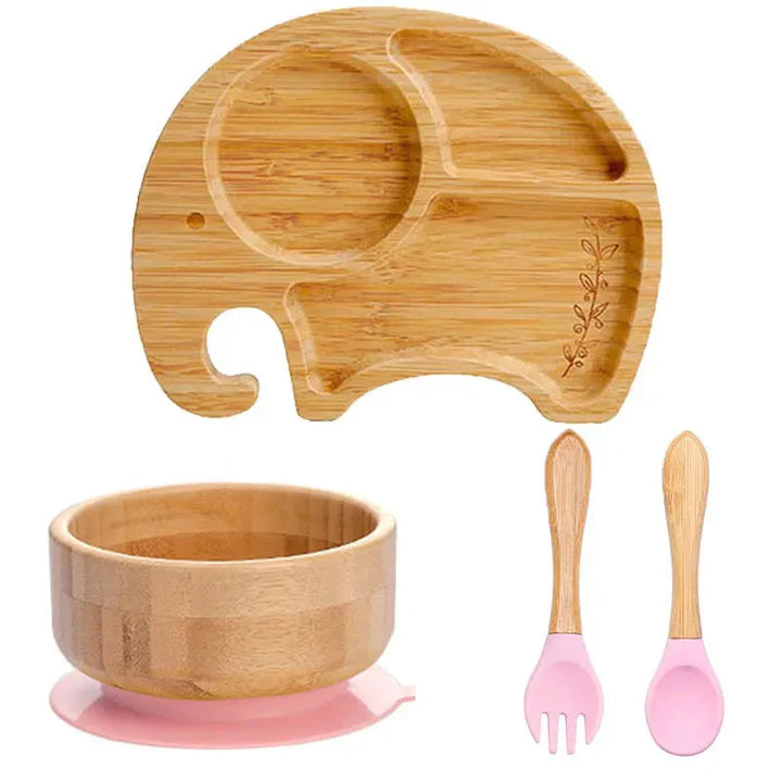 Kinderservies Set met Zuignap - EcoFeast